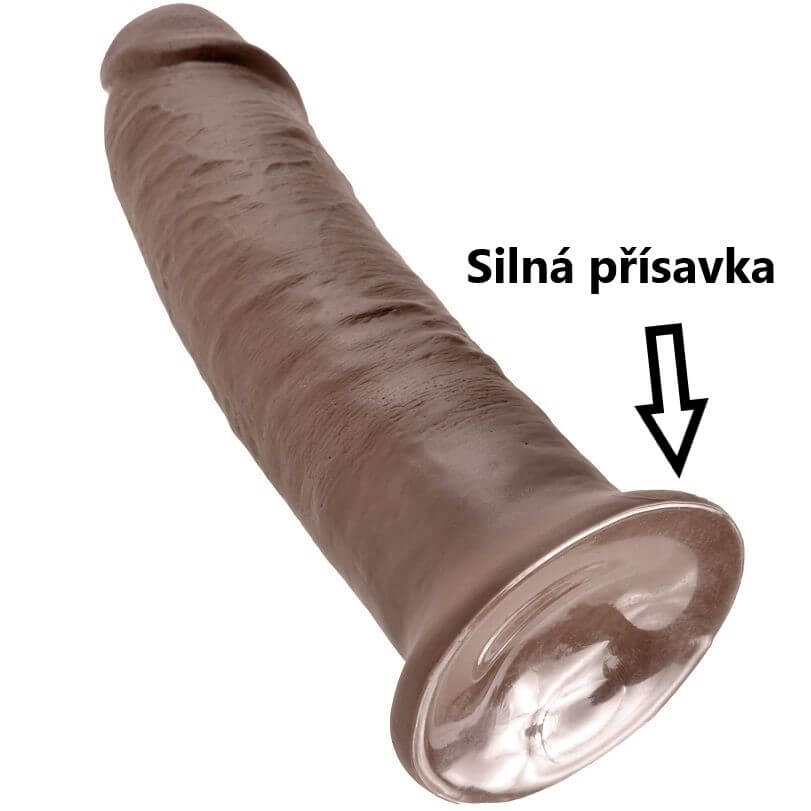 Dildo 25,4 cm. Silná přísavka